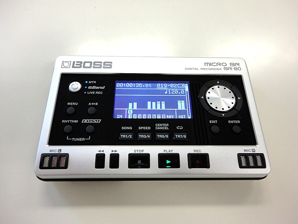 実売25,000円前後で機能てんこ盛りの超小型MTR、BOSS BR-80 | DTM