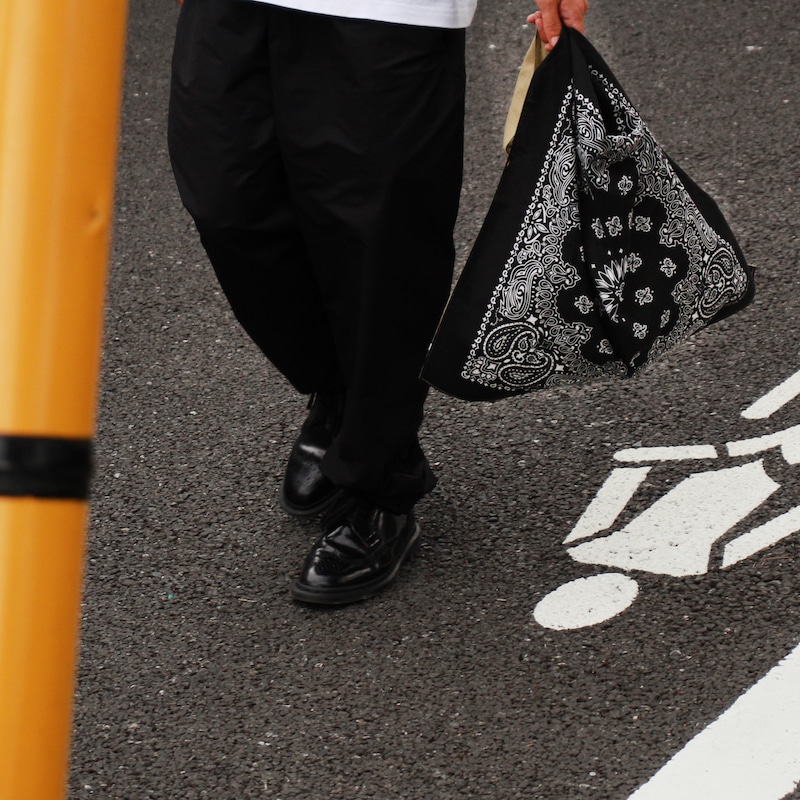 DULTON ONLINE SHOP | HAVAHANK PAISLEY BI COLOR BAG BLACK/BEIGE