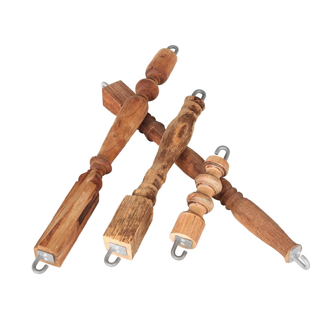 DULTON ONLINE SHOP | VONA WOODEN SPINDLE HOOK GALVANIZED L(L