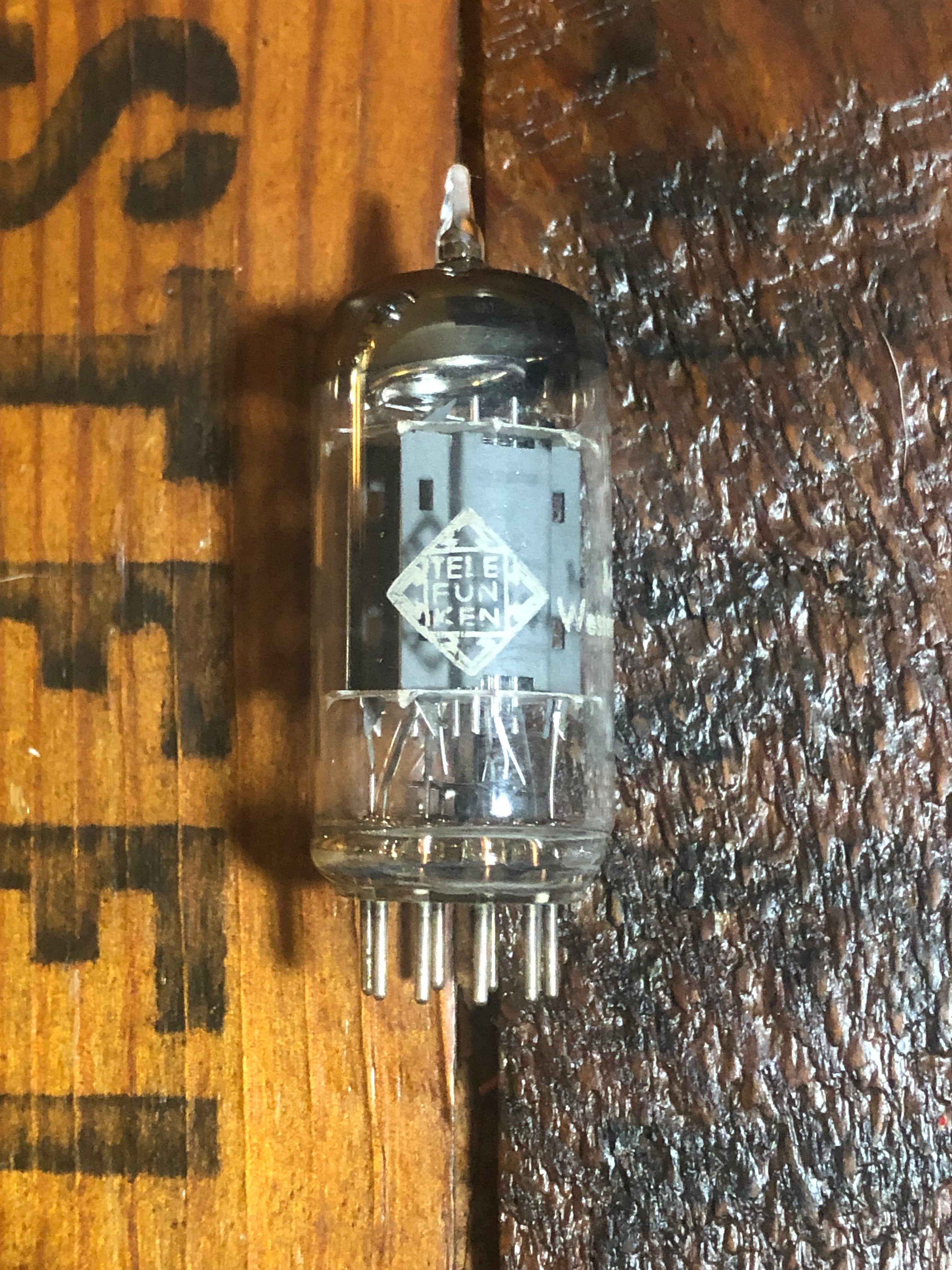 Vintage Telefunken 12AX7 Preamp Tube Made In Germany Valve ECC83