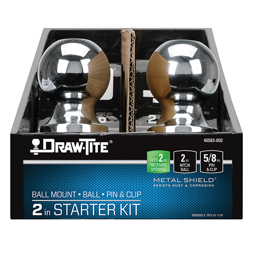 DRAW-TITE | 40583-002 | Trailer Hitch Ball Mount Starter Kit, Fits