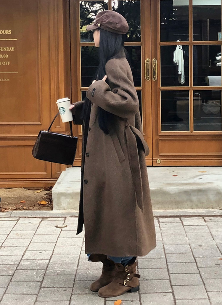 beidelli made]フライフロントウールコート | レディースファッション