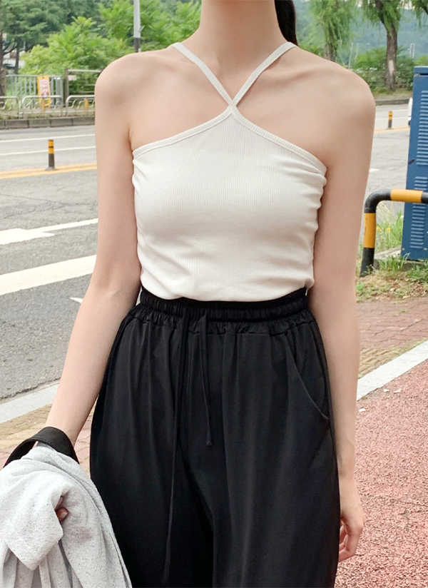 フロントクロスネックキャミソール | レディースファッション通販 - DHOLIC