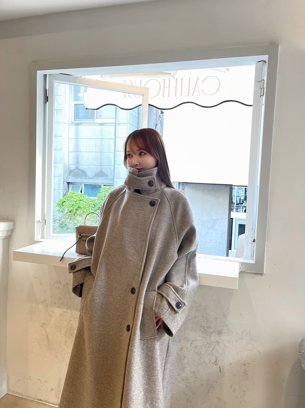 2WAYウール混ロングコート | レディースファッション通販 - DHOLIC