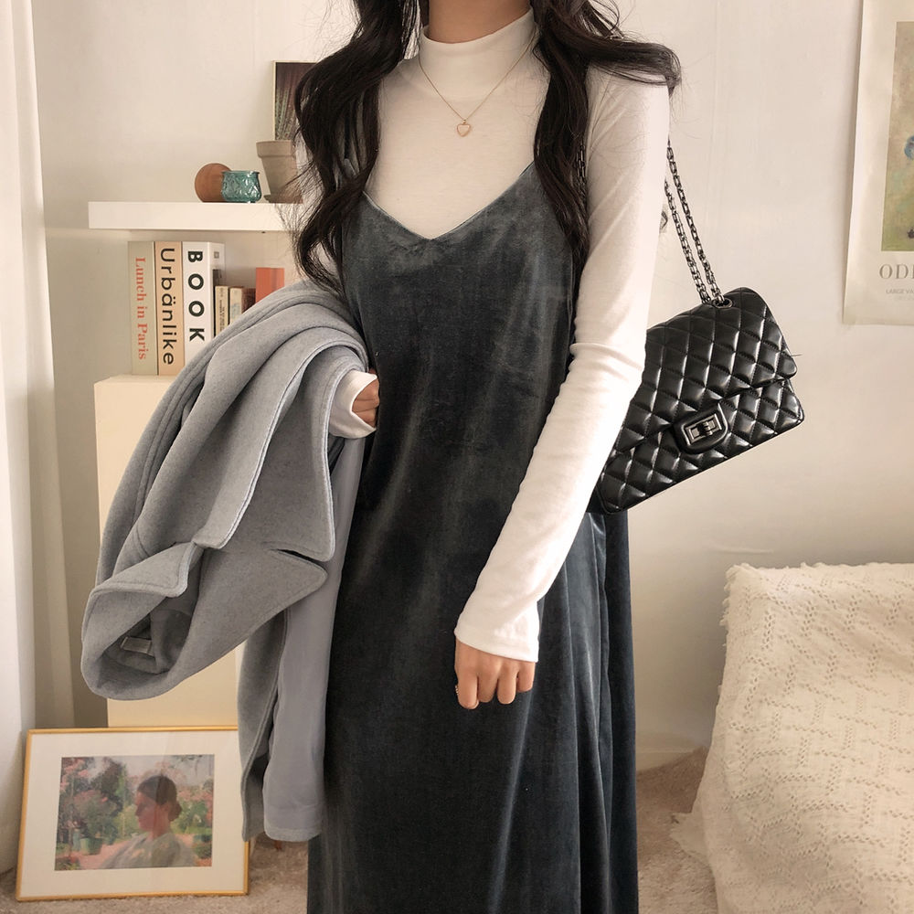 ベロアキャミワンピース | レディースファッション通販 - DHOLIC