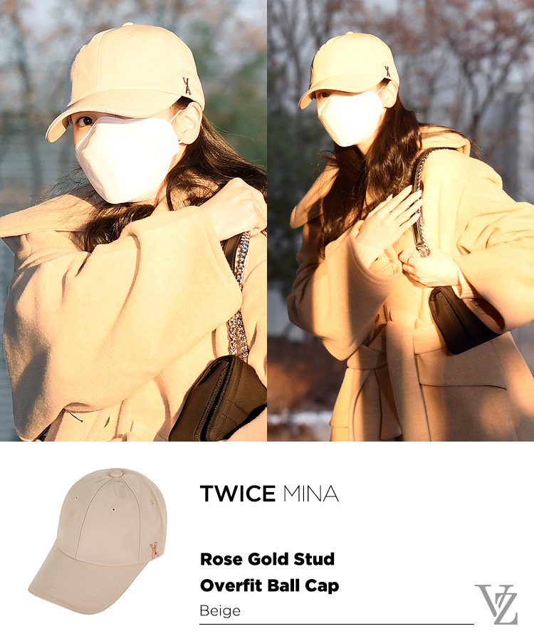 TWICE ミナ着用]ローズゴールドスタッドオーバーキャップ | レディース