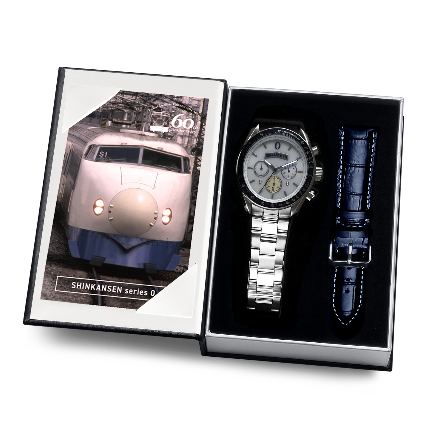 東海道新幹線開業60周年記念 0系電波ソーラークロノグラフ腕時計