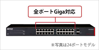 e-TREND｜バッファロー BS-GS2008P [レイヤー2 Giga PoE スマート