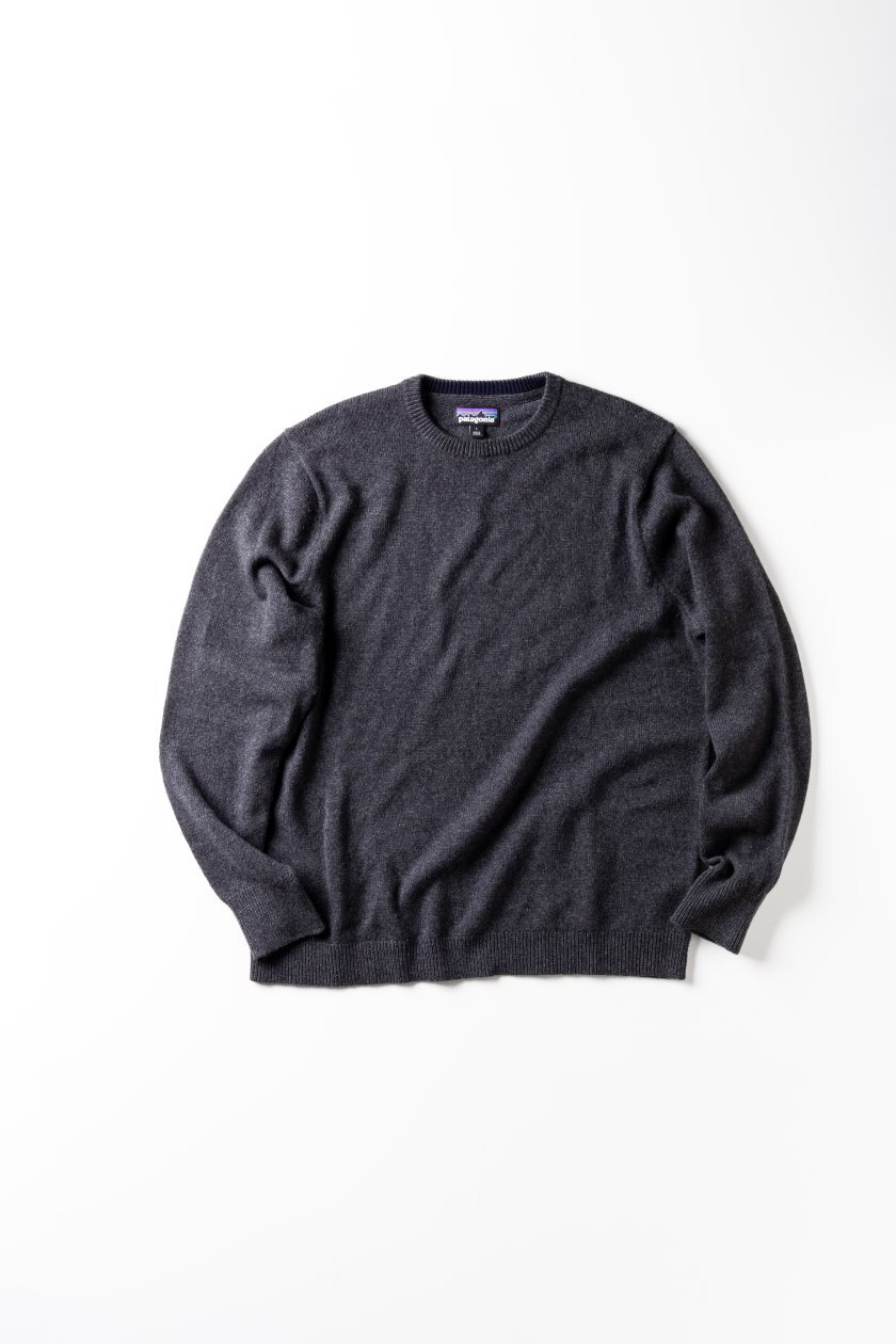 パタゴニアのリサイクル・カシミア・クルーネック・セーター｜雑誌
