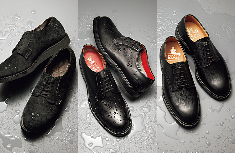 ドレカジに映える“黒短靴”】雨に強いレザー靴8選｜雑誌Begin(ビギン