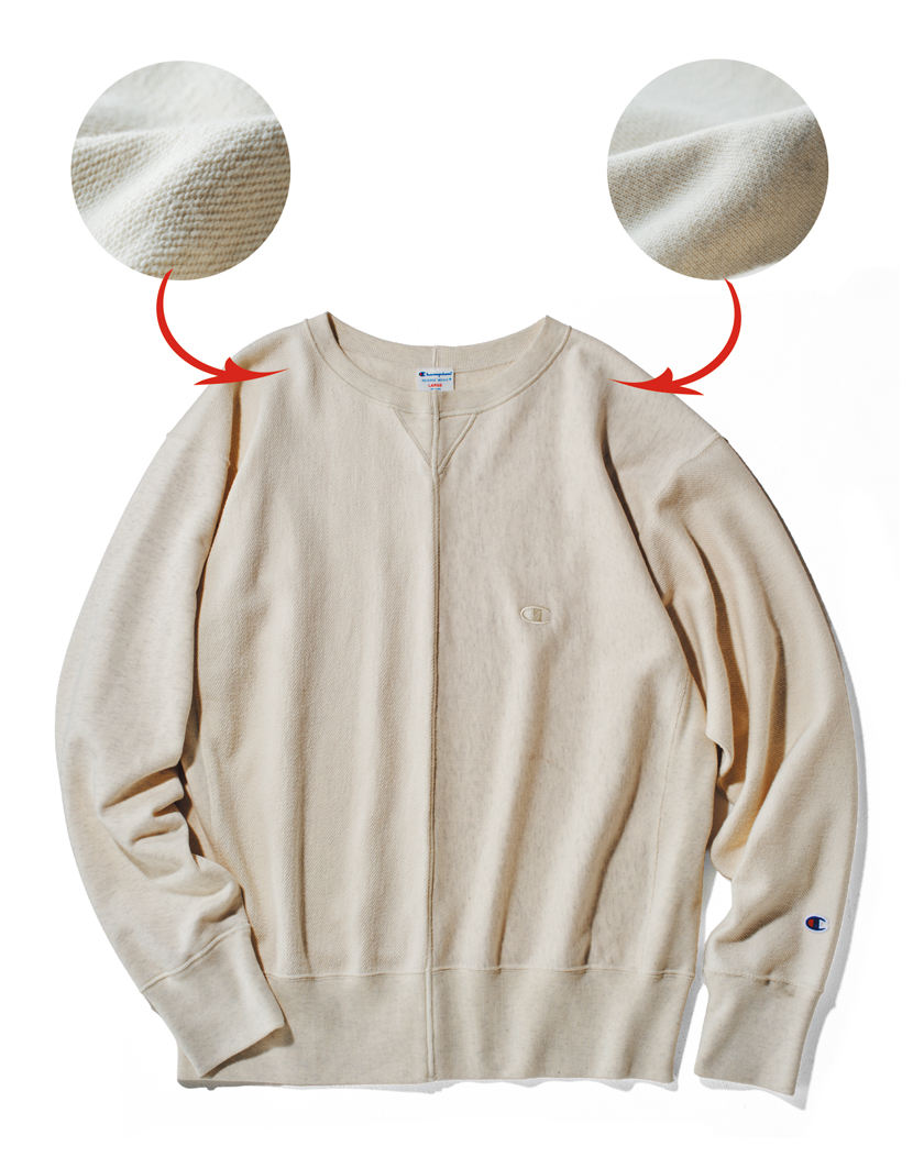 チャンピオン】完売必至！ リバースウィーブの“表と裏”を融合した別注