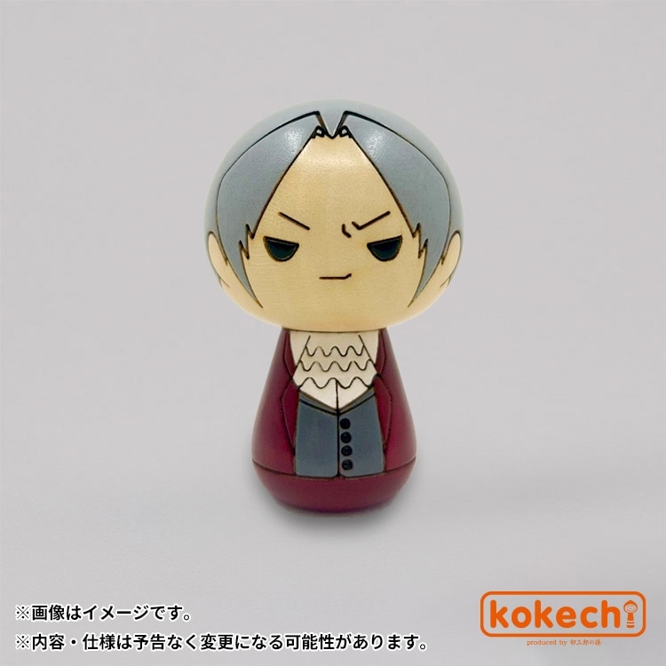 イーカプコン |逆転裁判×卯三郎の孫 コラボこけし 御剣 怜侍(御剣 怜侍