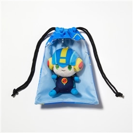 イーカプコン |ロックマンエグゼ ミニぬいぐるみ＆巾着セット