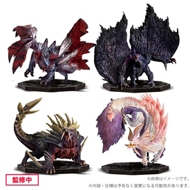 イーカプコン |CAPCOM FIGURE BUILDER CUBE MONSTER HUNTER 4体セット