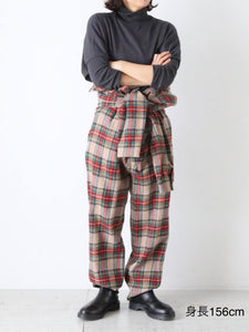 新品未使用品 house on the hill ジャンプスーツ チェック 新品未使用