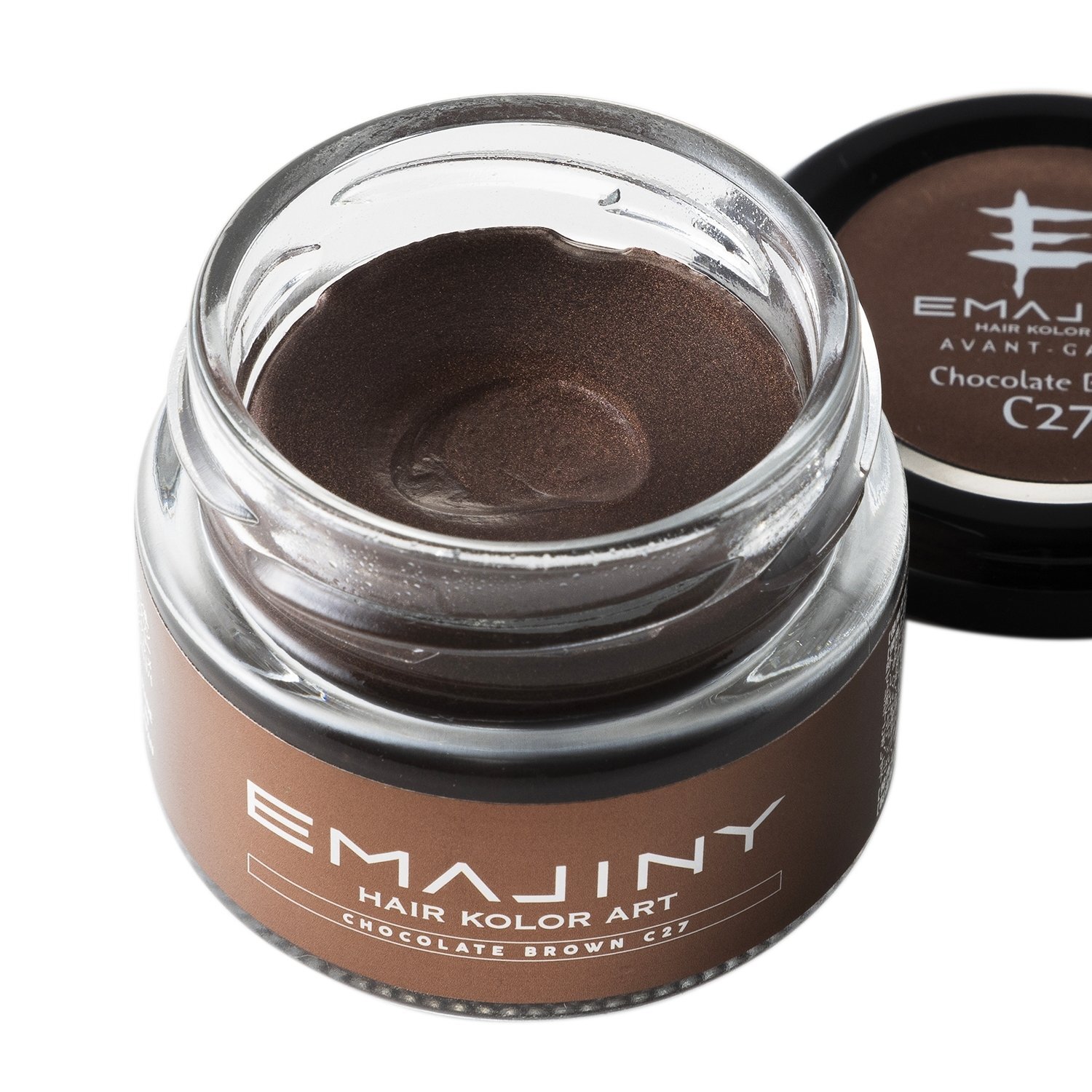 チョコレート ブラウン ヘア カラーワックス 濃茶 36g 【日本製】【無