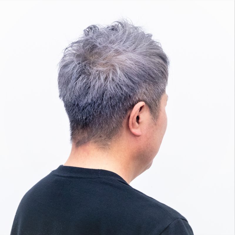 コンクリート グレイ アッシュ ヘア カラーワックス 濃銀 36g 【日本製