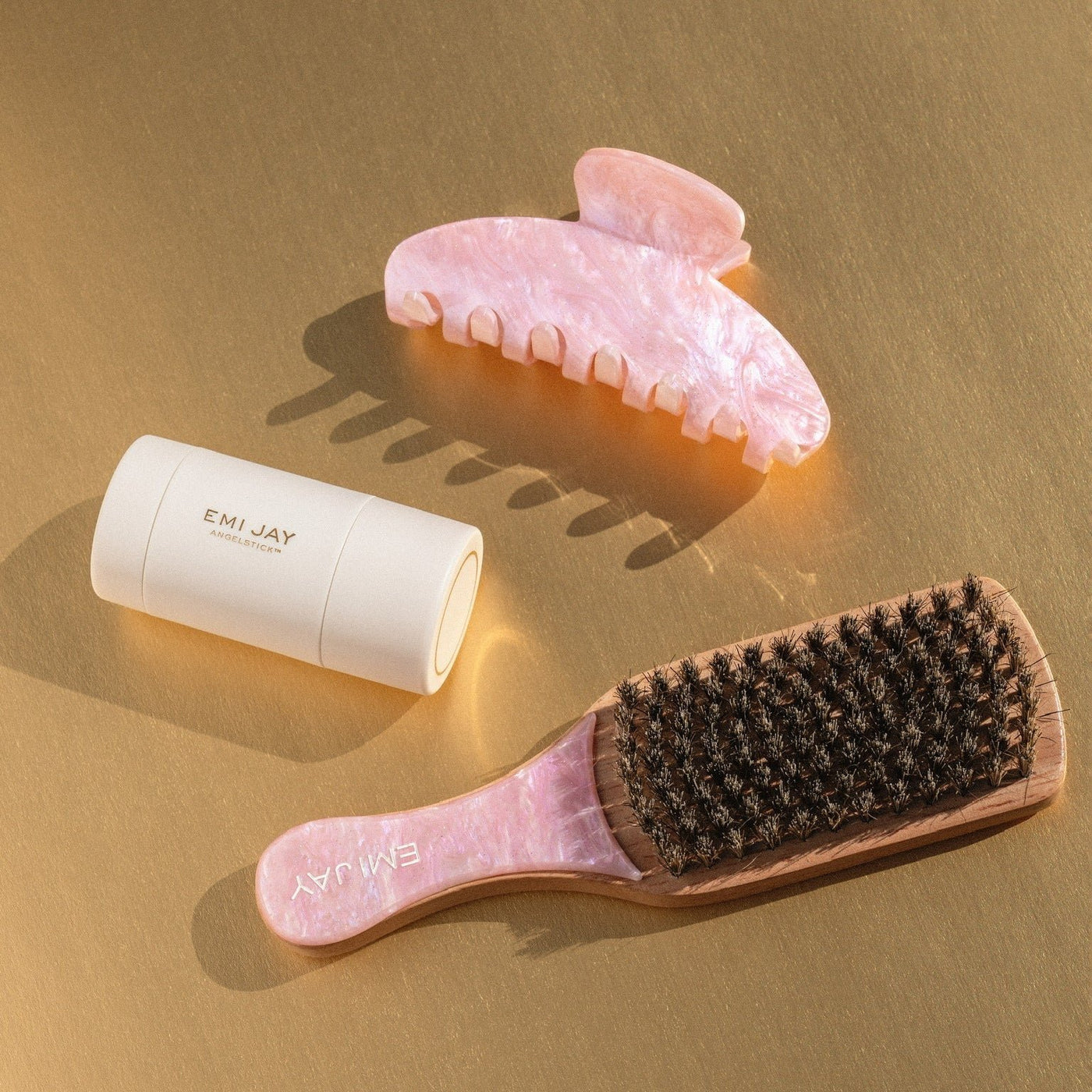 Angelstick®, Mini Boar Brush, and Big Effing Clip® Angel Hair Kit