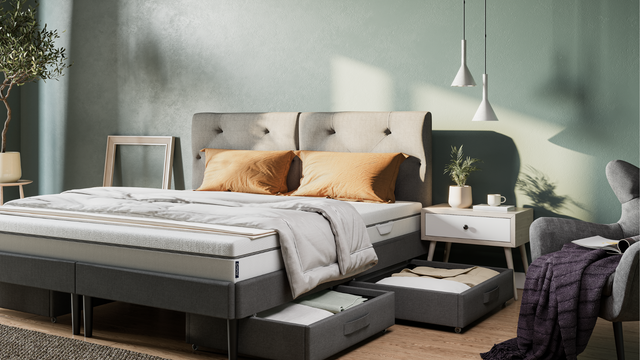 エマ・ベッドフレーム（ベッド収納あり） – エマ・スリープ（エマ