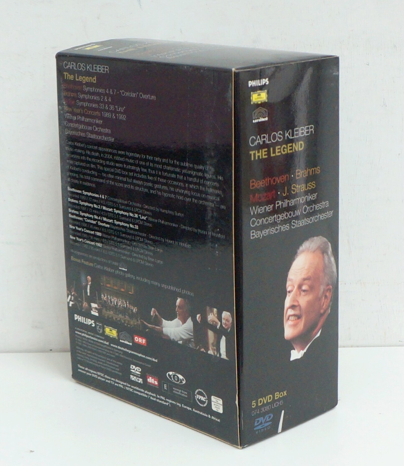 The Legend Carlos Kleiber. Cofanetto con n. 5 DVD in Inglese. NTSC