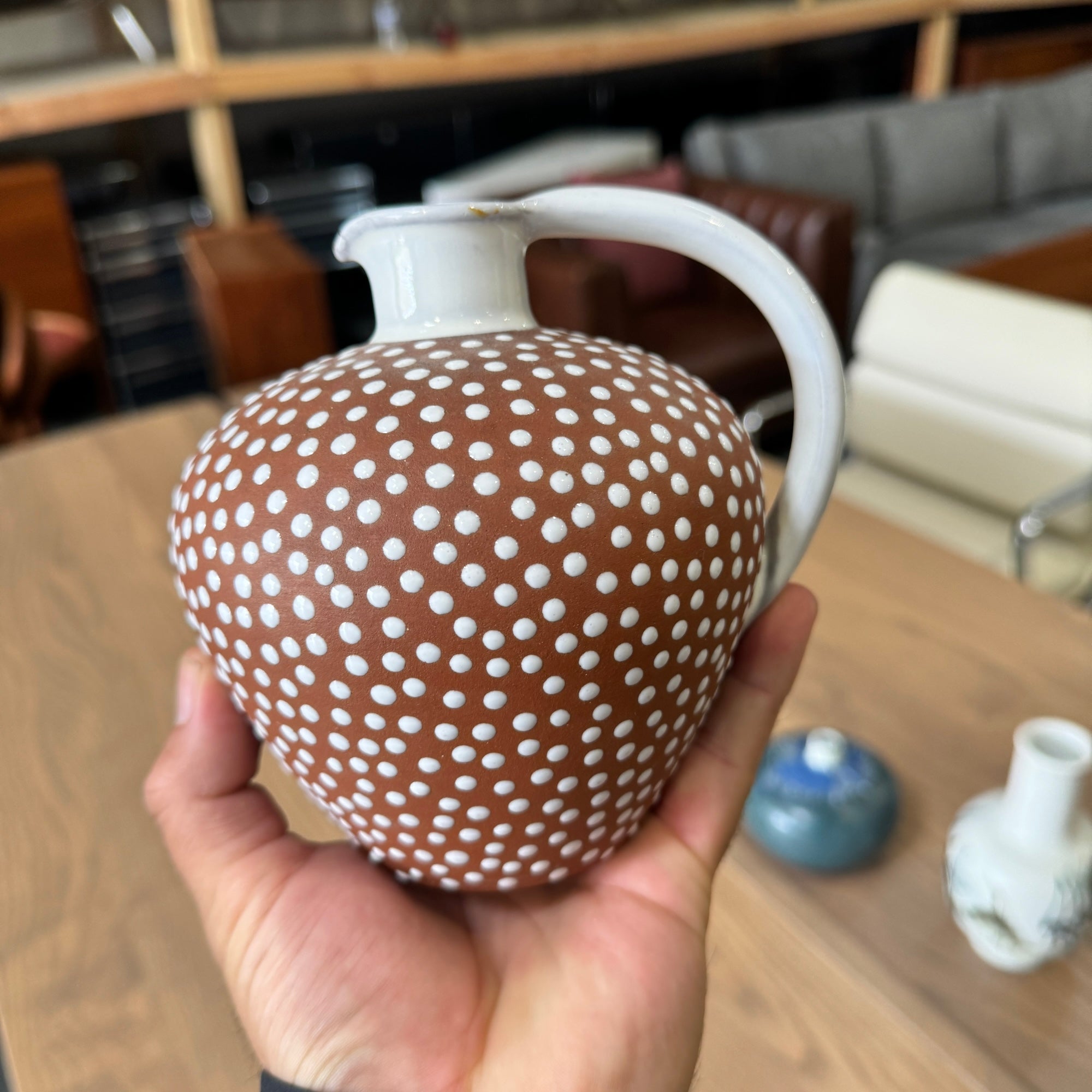 Danish Zeuthen Keramik Denmark Redware Pottery Pitcher – enliven mart