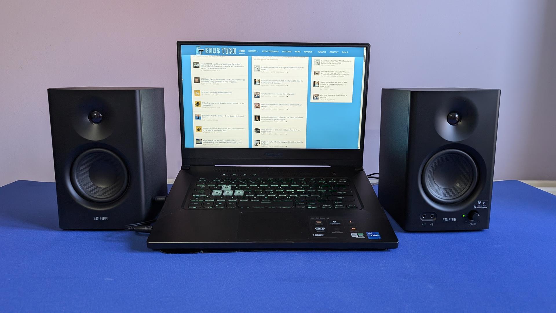 Edifier MR4 Studio Monitors Review - EnosTech.com