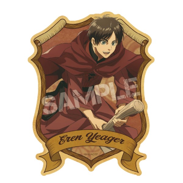 TVアニメ「進撃の巨人」 トラベルステッカー /(1)エレン(魔法使い