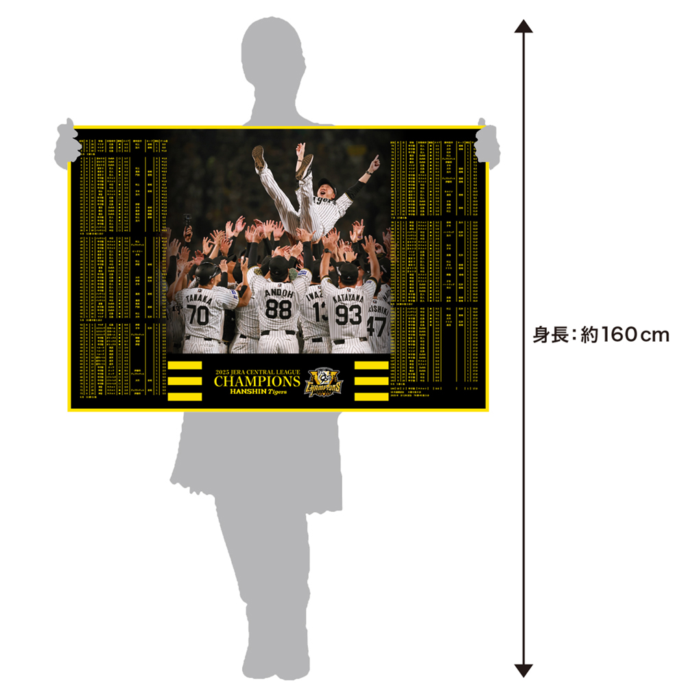 受注生産商品】阪神タイガース 2025 JERA セントラル・リーグ優勝記念