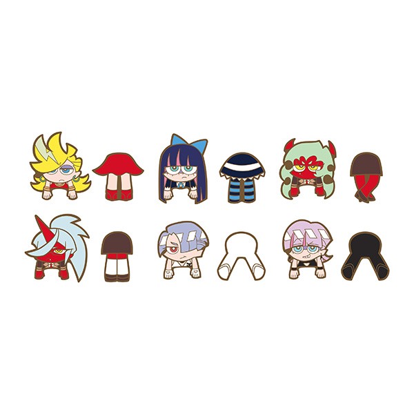 New PANTY & STOCKING with GARTERBELT のっかりラバークリップ【1BOX