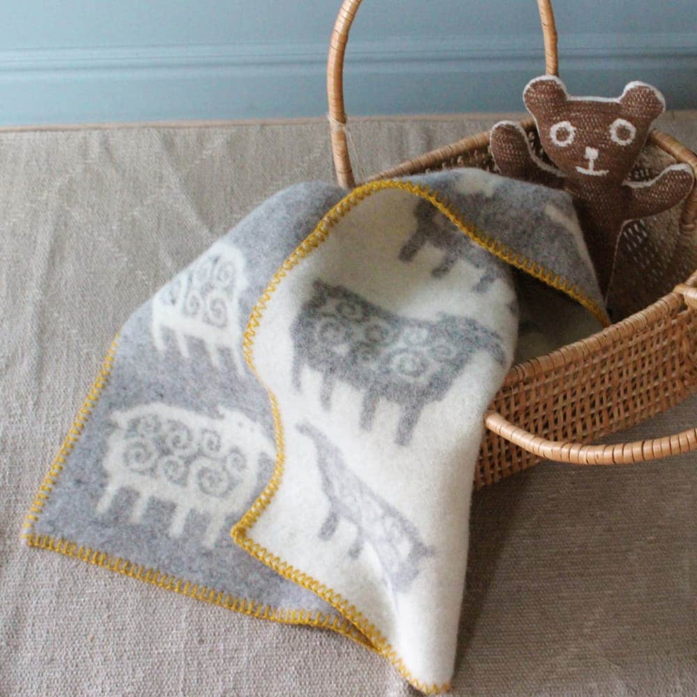 KLIPPAN/クリッパン エコウール ウール ミニブランケット ベンクトの