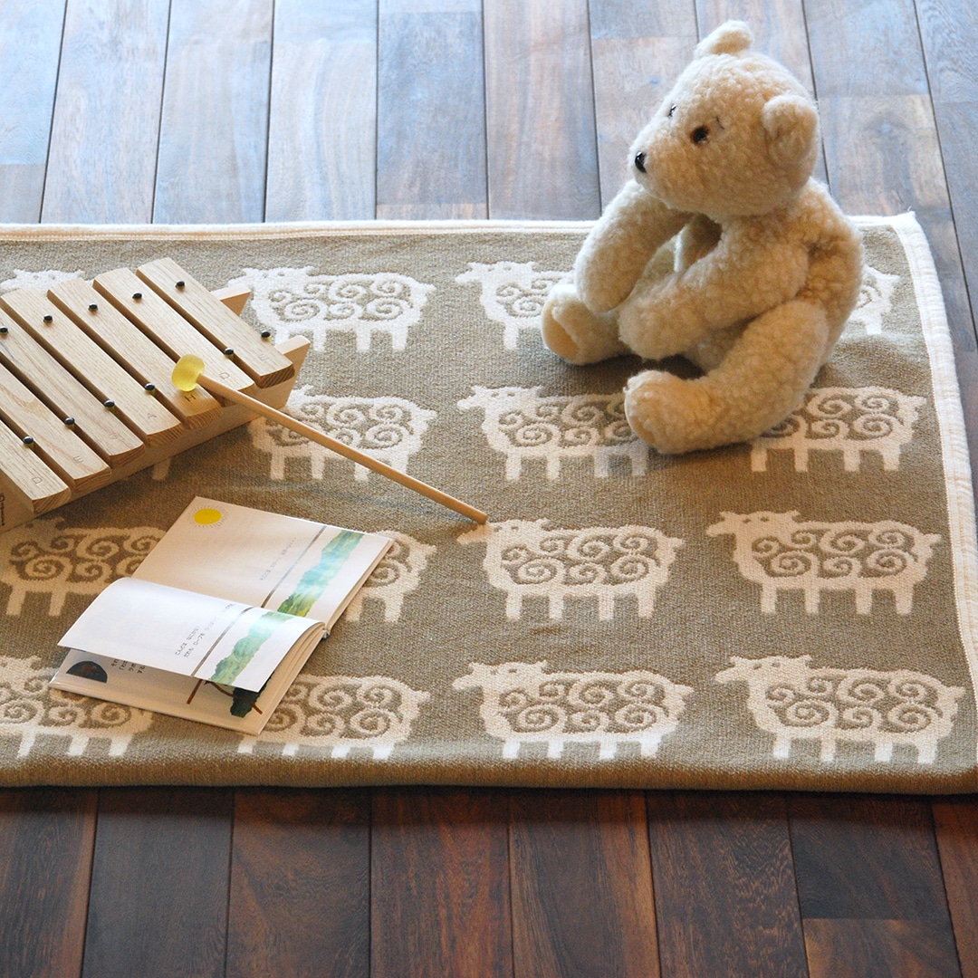 KLIPPAN/クリッパン シュニールコットン ハーフブランケット ベングト