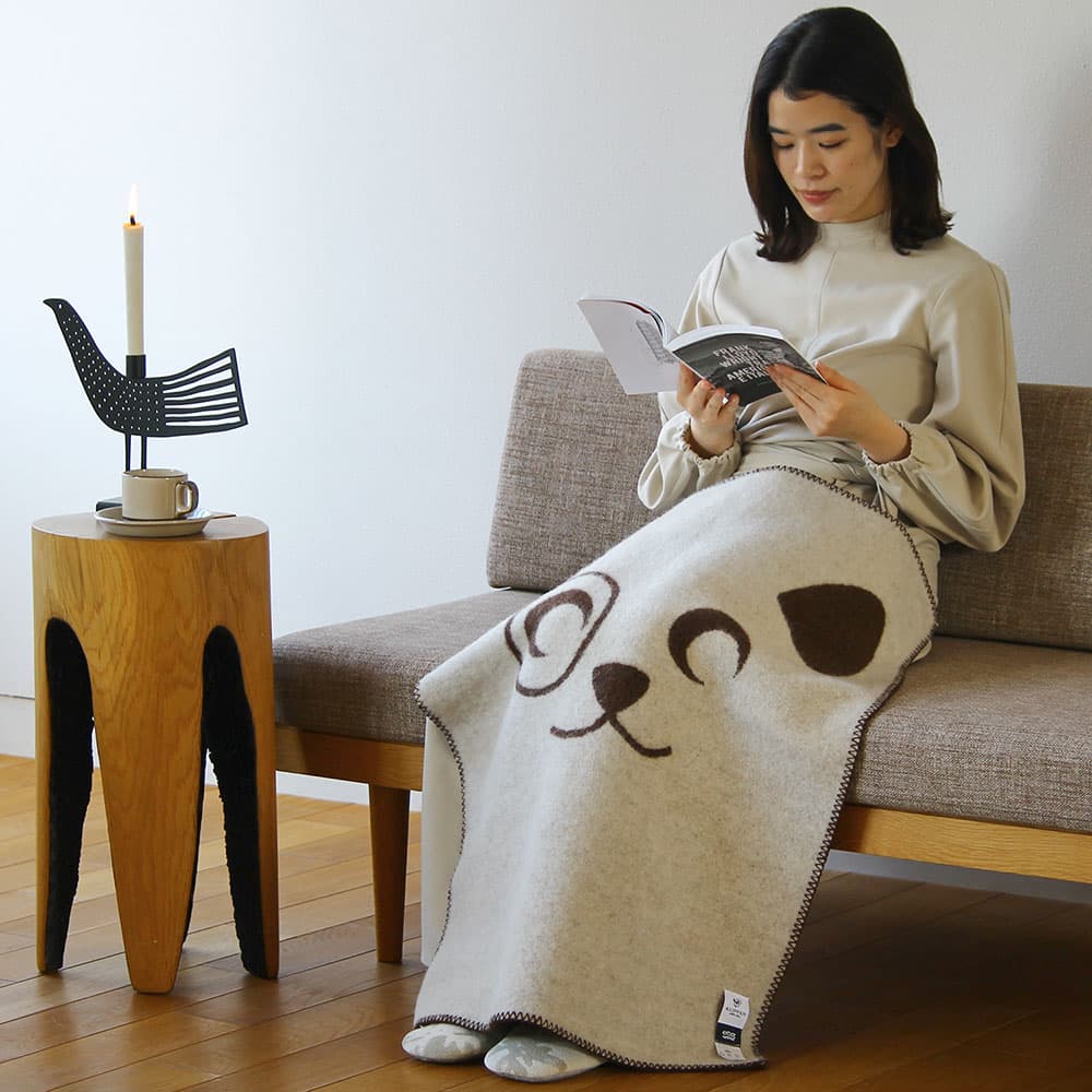 KLIPPAN/クリッパン ウールミニブランケット フォックス パピー