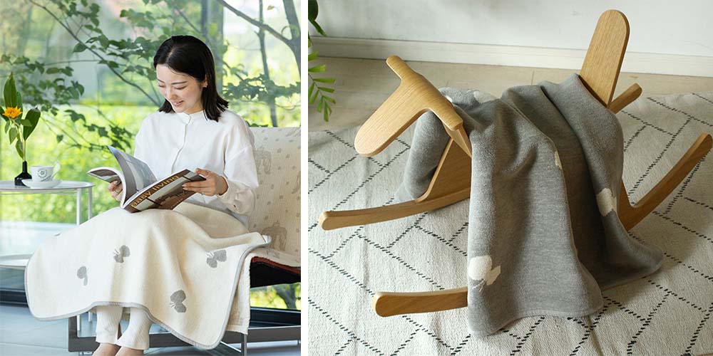 春に贈るギフト「KLIPPAN コットン ミニブランケット」 | サステナブル