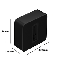 SONOS SUBG4JP1BLK Sonos Sub 4 ワイヤレスサブウーファー ブラック