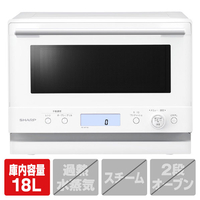 シャープ RE-WF185-W オーブンレンジ PLAINLY ホワイト|エディオン公式通販