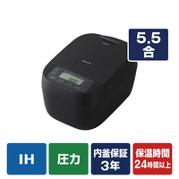 パナソニック SR-N310D-K 可変圧力IH炊飯ジャー(5．5合炊き) ブラック