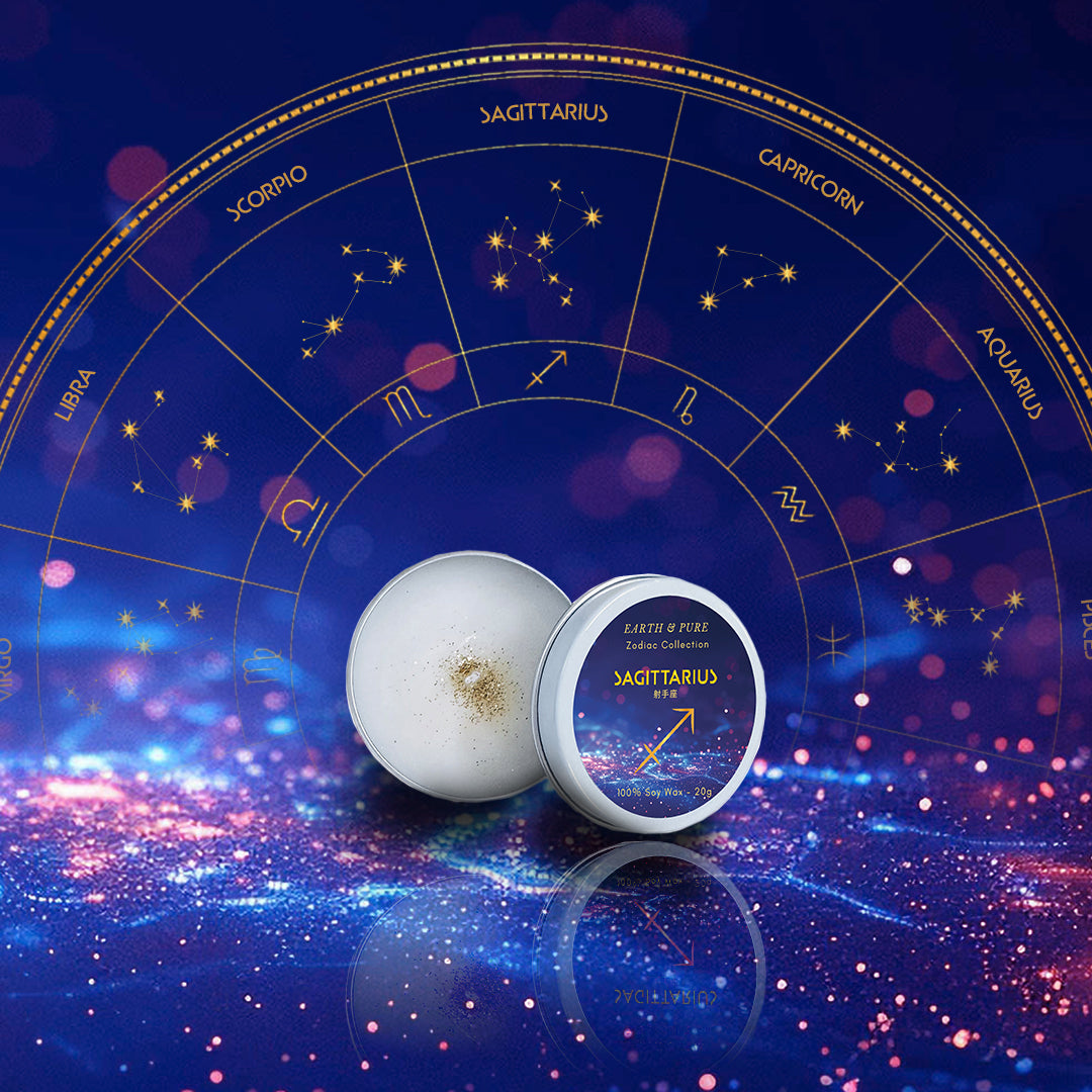 Earth & Pure｜Sagittarius - 射手座｜フレグランスキャンドル｜ソイ