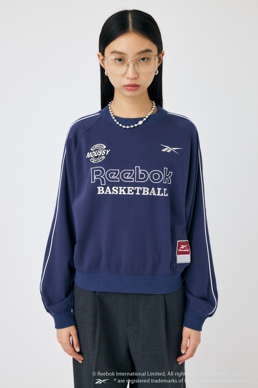 MOUSSY | REEBOK PIPING SWEAT プルオーバー (スウェット・パーカー