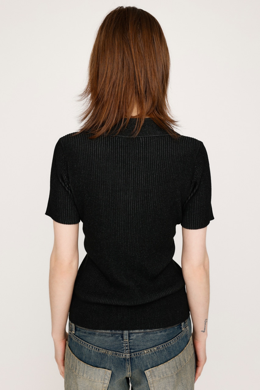 SLY | DUAL COLOR FRONT ZIP KNIT トップス (ニット ) |SHEL'TTER WEBSTORE