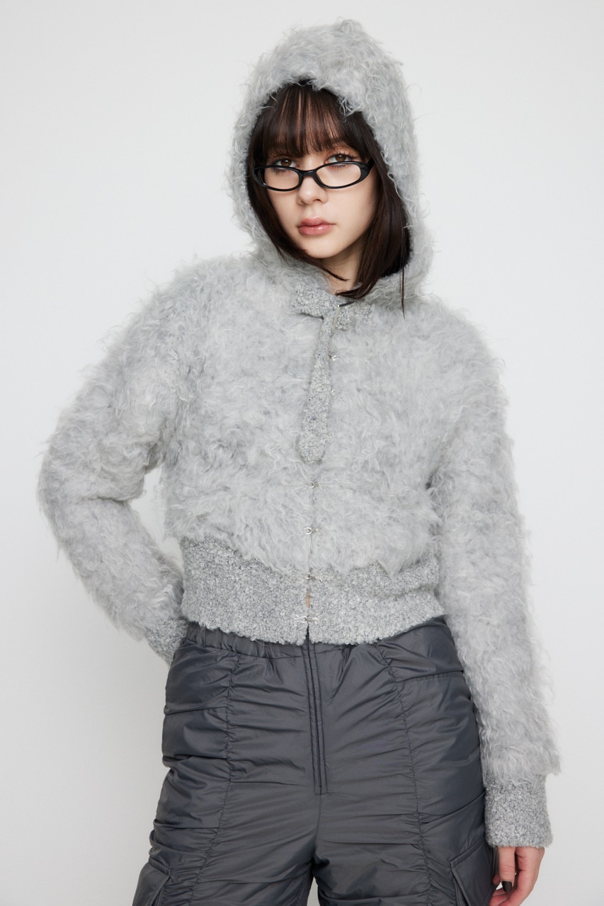 lumignon Tweed ribbon pullover ルミニョン lumignon Tweed ribbon