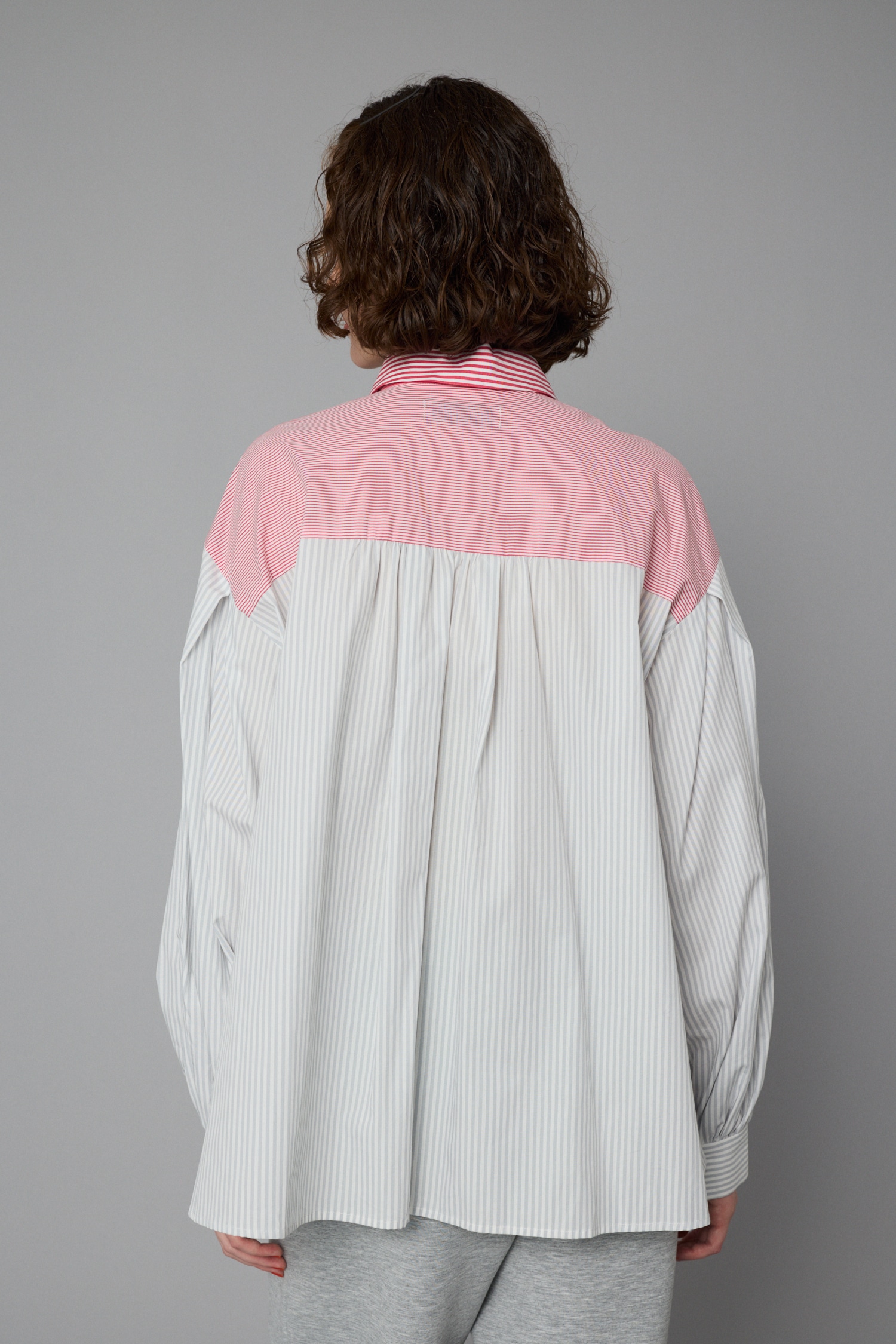 HeRIN.CYE | Wave motif big shirt (シャツ・ブラウス ) |SHEL'TTER