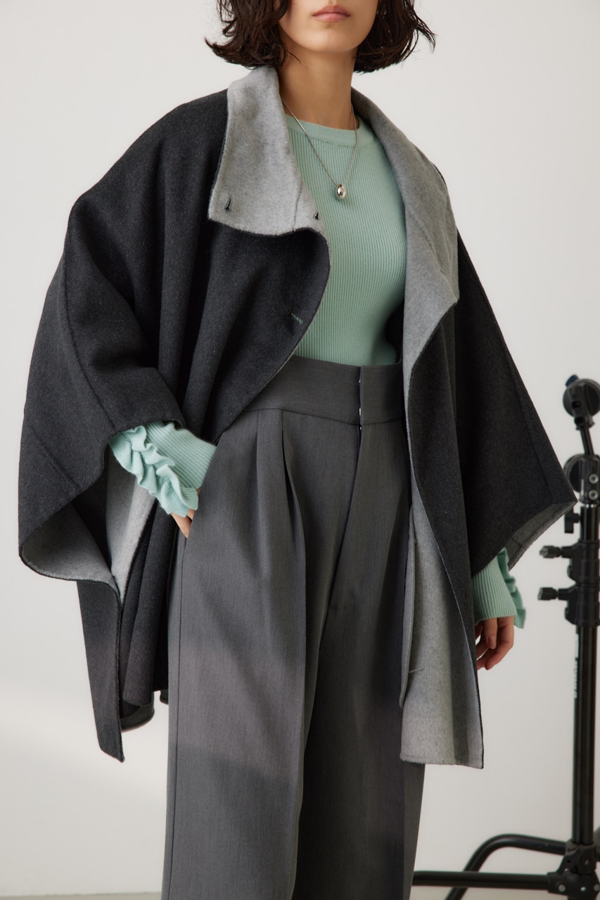 crie conforto | スタンドネックポンチョ (コート ) |SHEL'TTER WEBSTORE