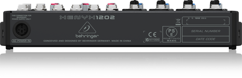 1202 XENYX - 製品一覧 - ベリンガー公式ホームページ