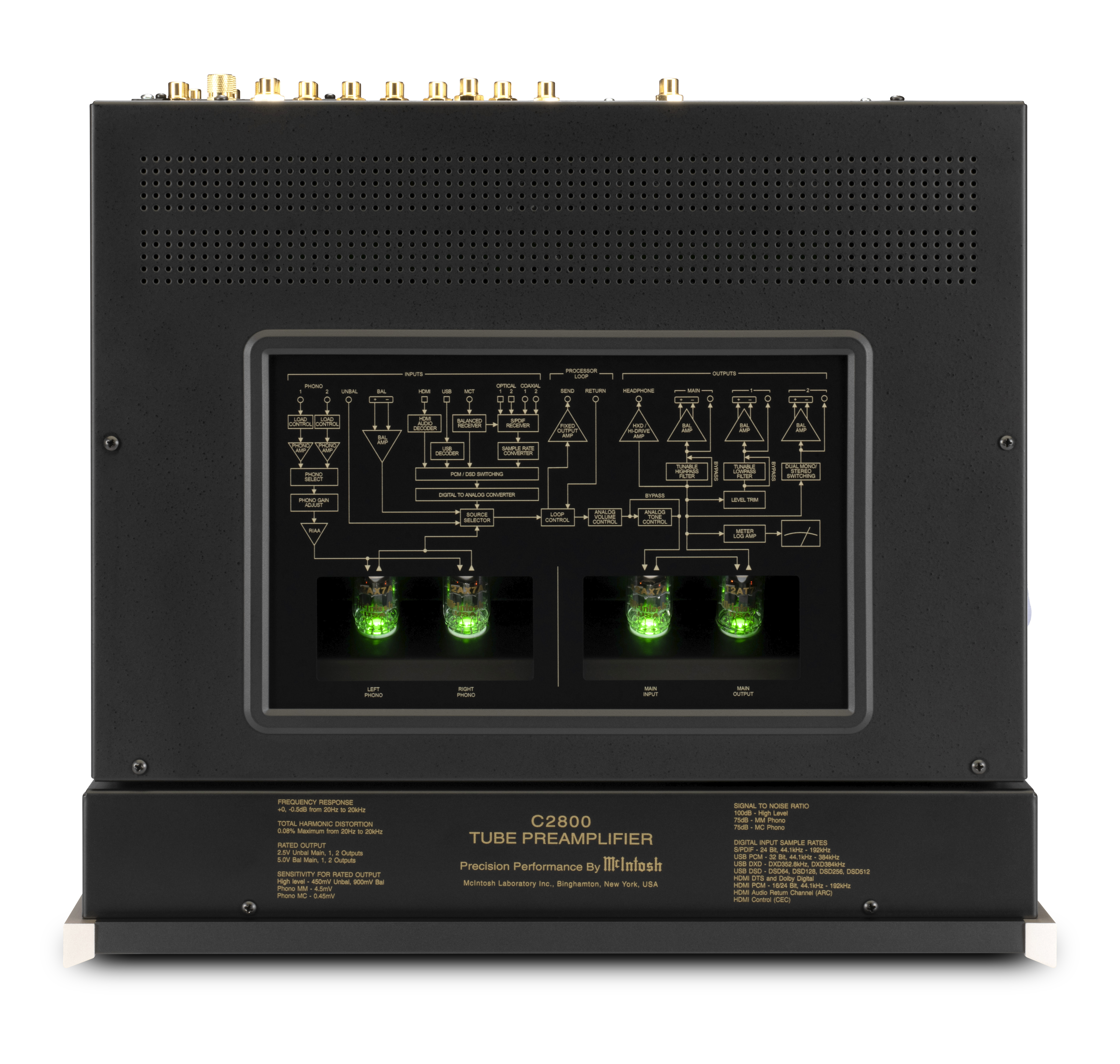 Pre Amp C2800 - Products - McIntosh - エレクトリ