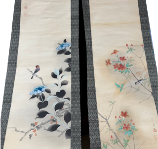 前田青邨 掛け軸「牡丹」 | 買取実績 | 骨董品買取専門の古美術永澤