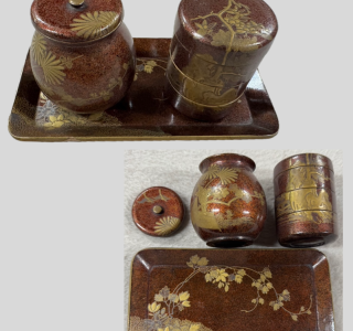 安東五 白磁染付 草花文 花入 | 買取実績 | 骨董品買取専門の古美術永澤