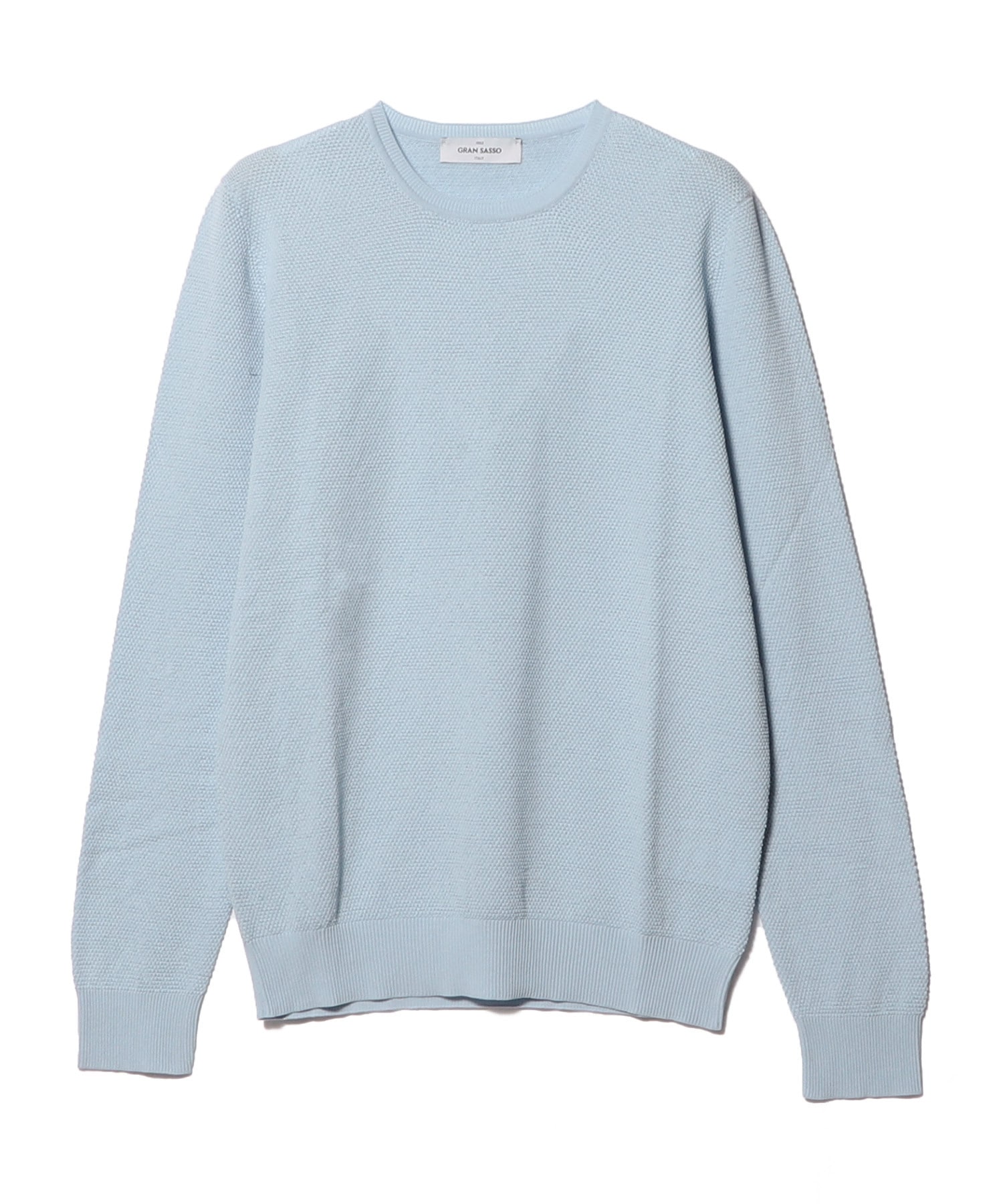 GRAN SASSO / コットンクルーネックニット《ESTNATION EXCLUSIVE