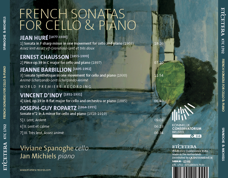 Jean Huré, Ernest Chausson, Jeanne Barbillion, Vincent d'Indy