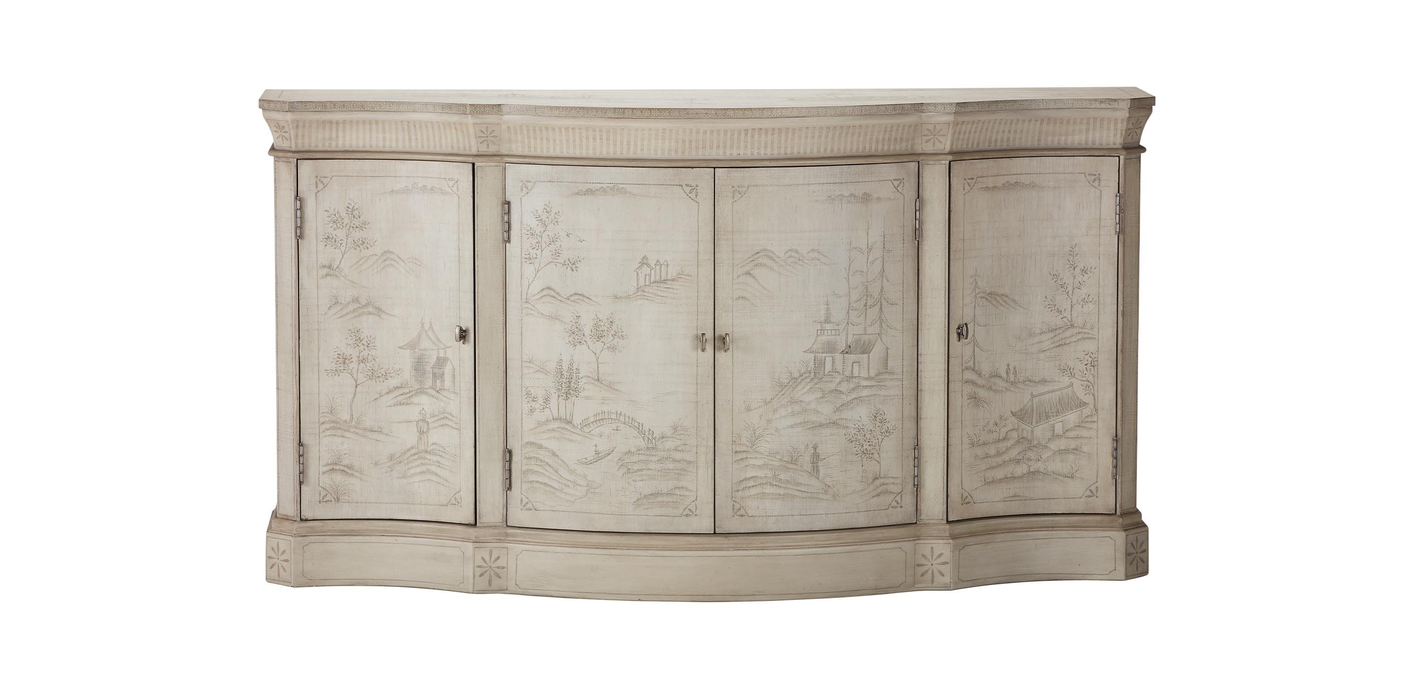 Vivianne Serpentine Console Table | Dining Sideboard | Ethan Allen