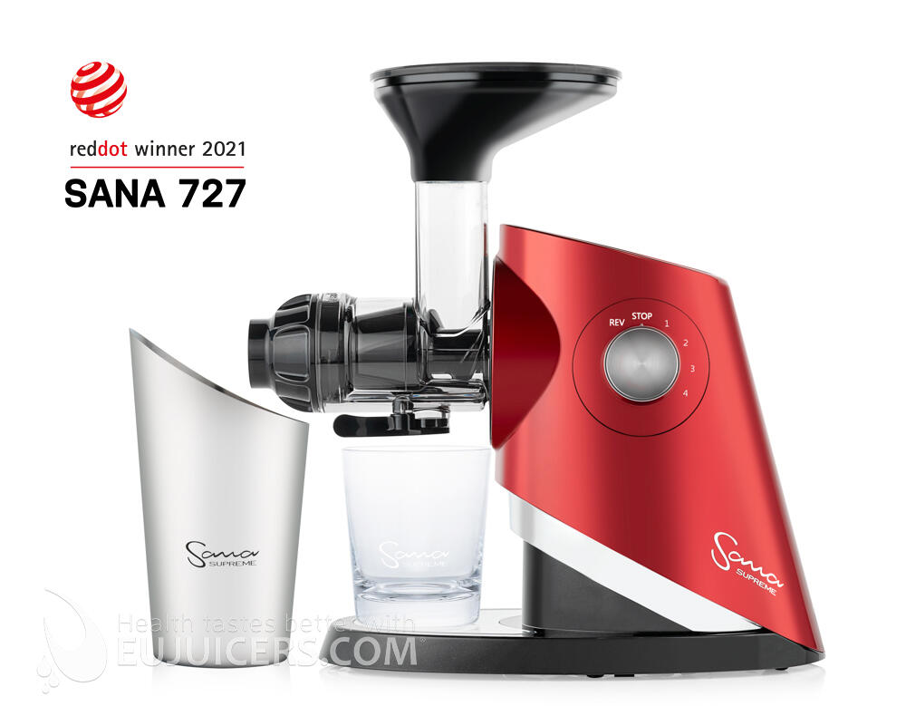 Sana Supreme Juicer 727 red | EUJUICERS.COM